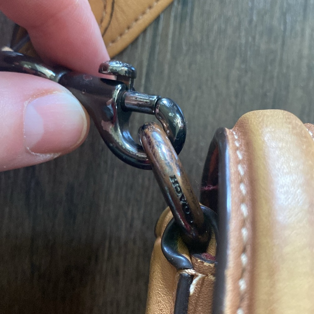 Classic Coach Beat Tan Saddle Crossbody Bag Gradient Brown L2022-C0749 - Picture 15 of 15